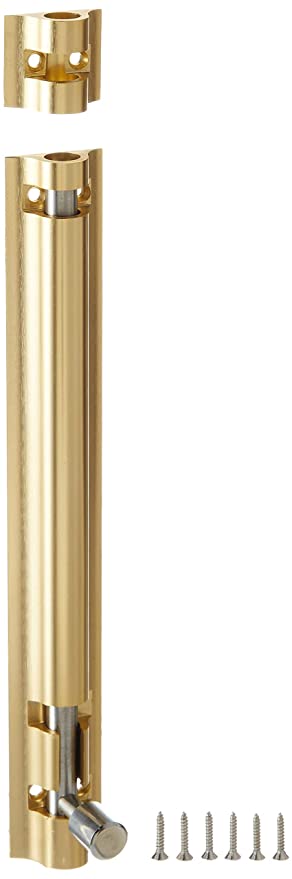 Aquieen TB653 SS 304 Tower Bolt Set Heavy (8", Gold)