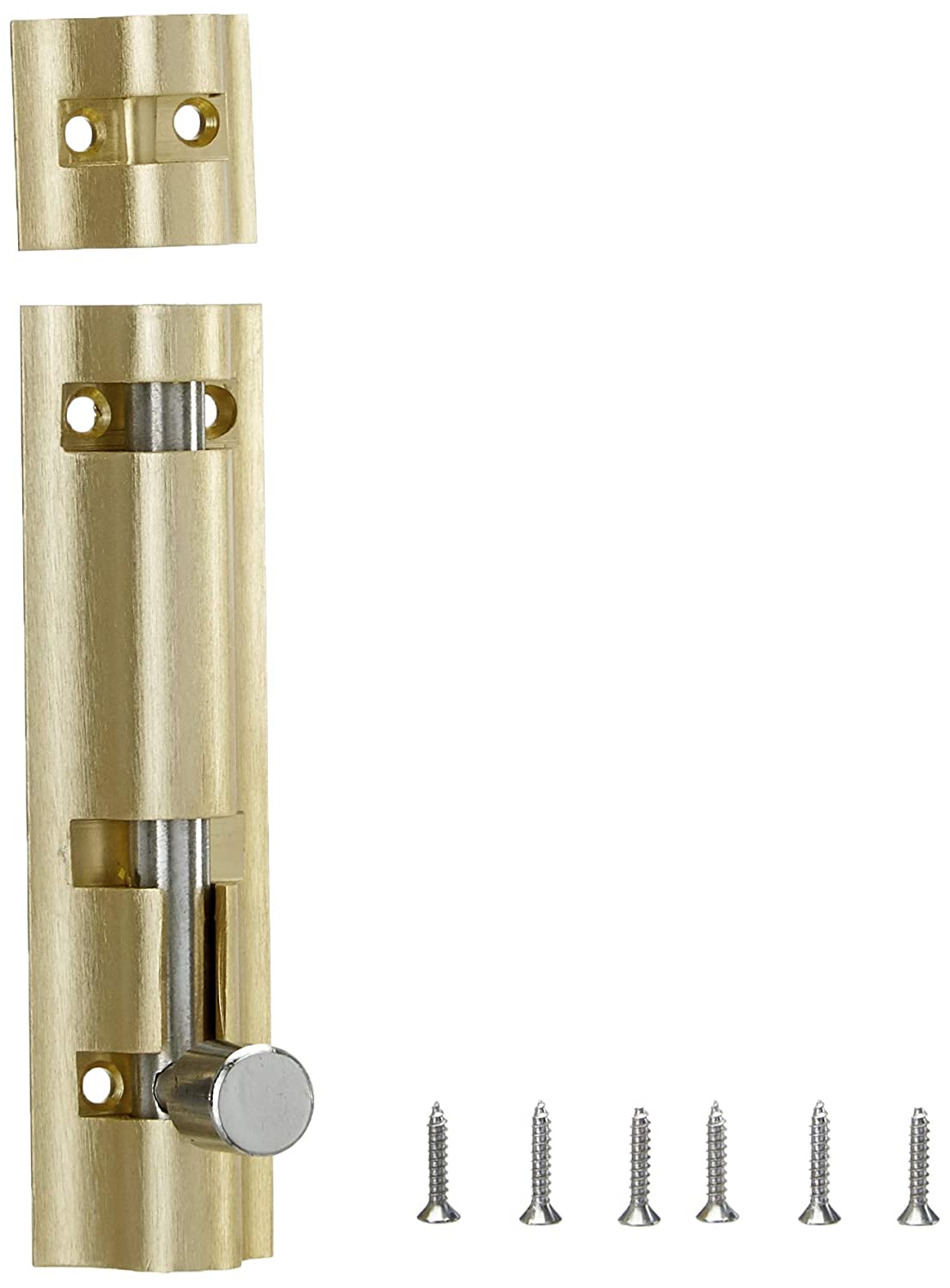 Aquieen TB653 SS 304 Tower Bolt Set Heavy (10", Antique Brass)