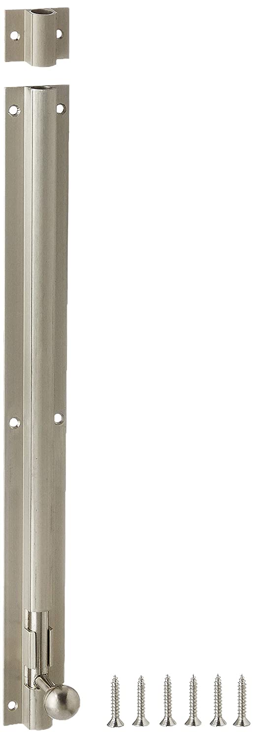 Aquieen TB654 SS 304 Tower Bolt Set Heavy (12", Antique Brass)