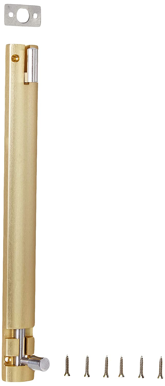 Aquieen TB652 SS 304 Tower Bolt Set Heavy (10", Gold)