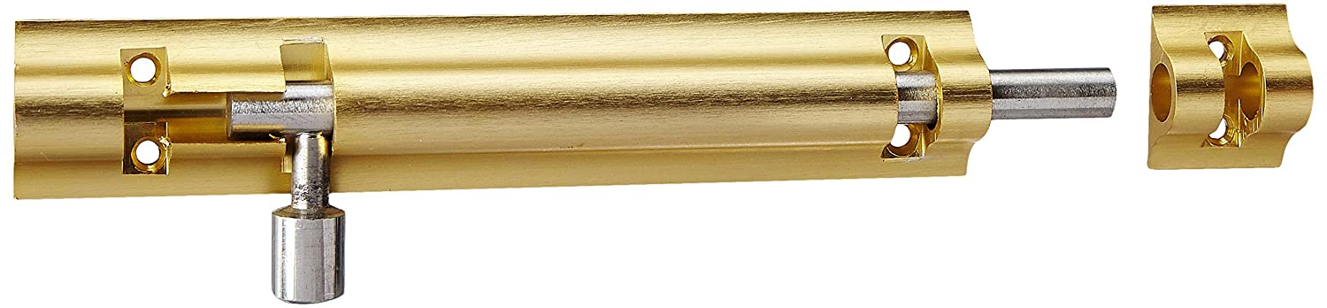 Aquieen TB653 SS 304 Tower Bolt Set Heavy (6", Gold)