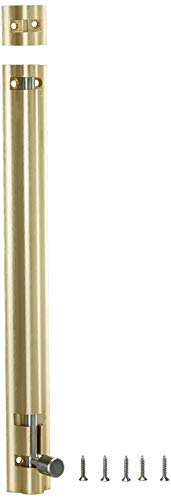 Aquieen TB653 SS 304 Tower Bolt Set Heavy (10", Gold)