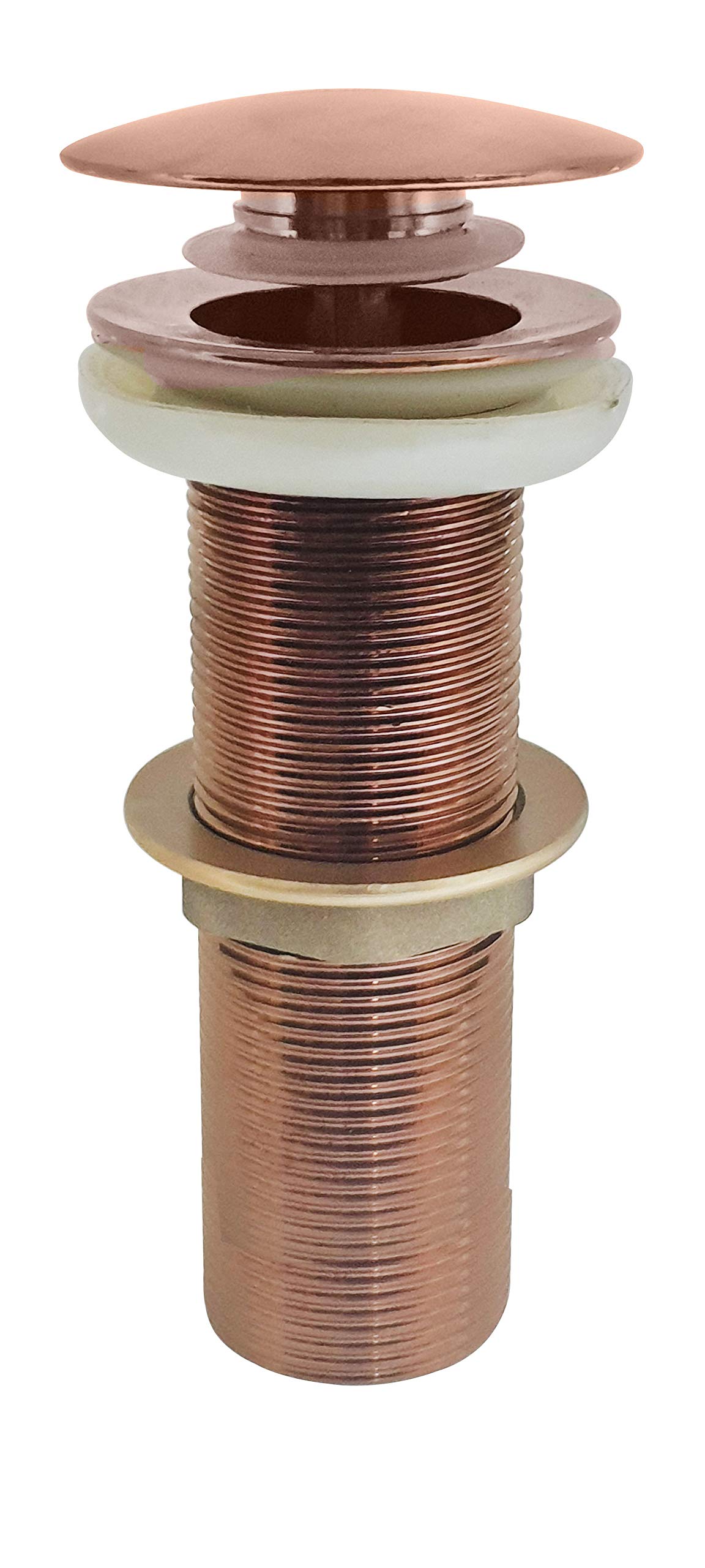 Aquieen Pop up Full Thread Waste Coupling 7" Rose Gold