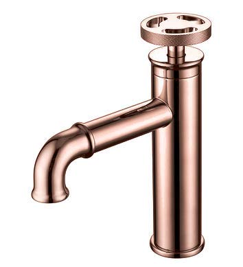 Aquieen Luxury Series Brass, Copper Pillar Cock Cold Basin Tap, Classic - Rose Gold, Flawless Casting Finish