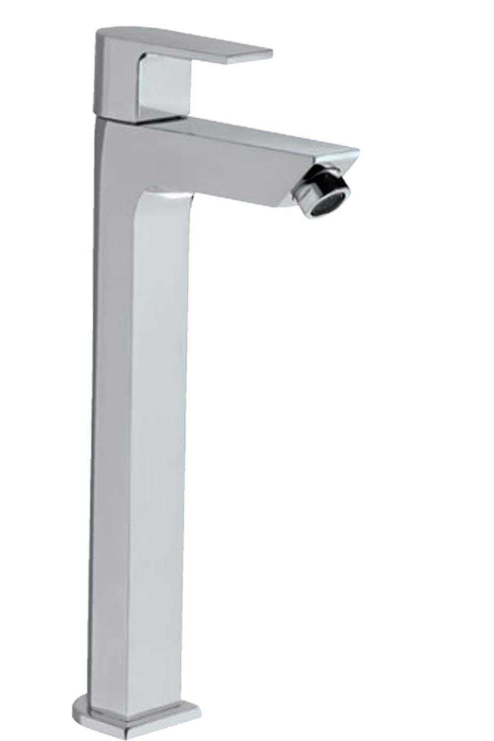 Aquieen Brass Basin Tap, Silver, Chrome finish