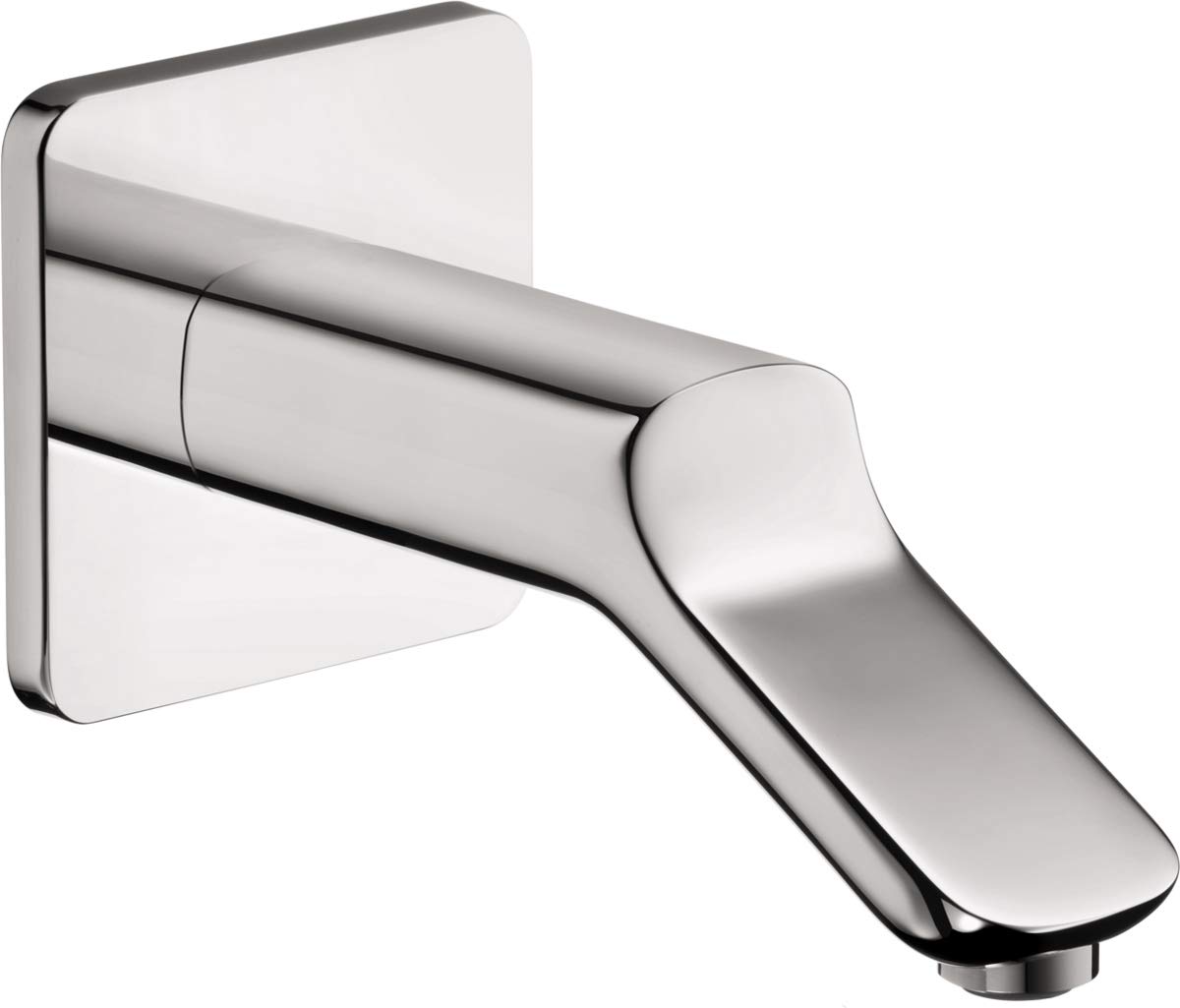 Aquieen Luxury Series Wall Mounted Spout with Wall Flange - Divine Chrome