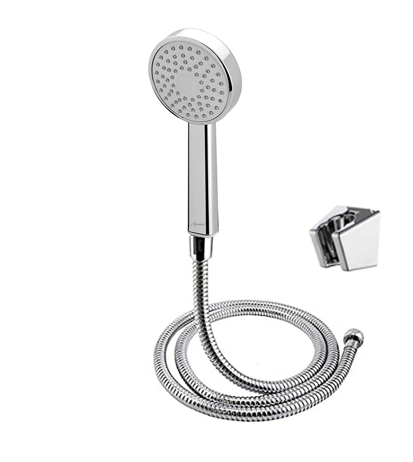 Aquieen Hand Shower with 1.5 Meter SS 304 Grage Shower Tube & Wall Hook (Round)