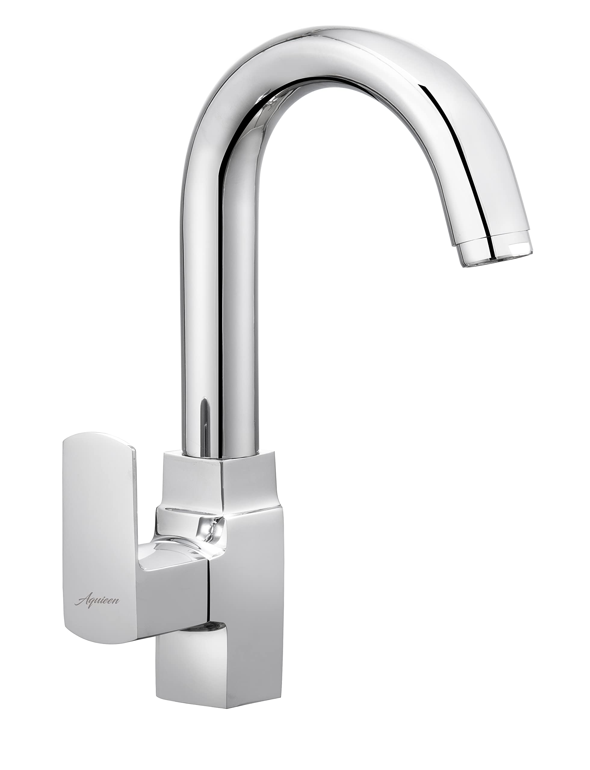 Aquieen Zura Swan Neck Basin Tap Chrome