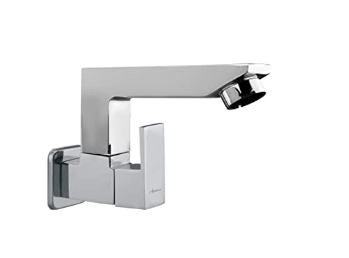 Aquieen Kubix Wall Mounted Sink Cock (Chrome)