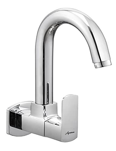 Aquieen Zura Wall Mounted Sink Cock Entice Zura Sink Cock (Chrome)