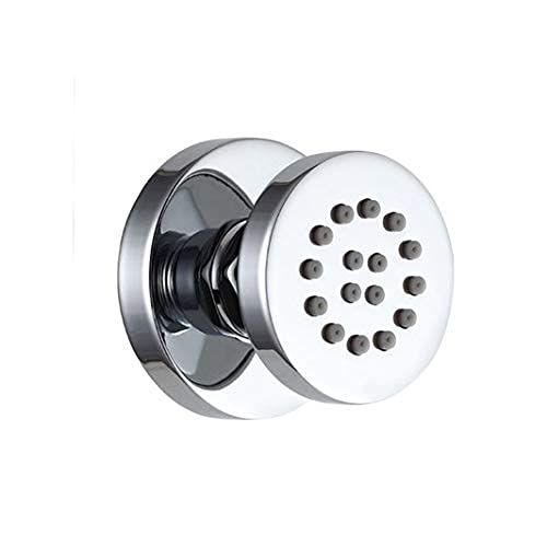 Aquieen Brass Wall Mounted Shower Body Jet 3" Brass Round - Chrome