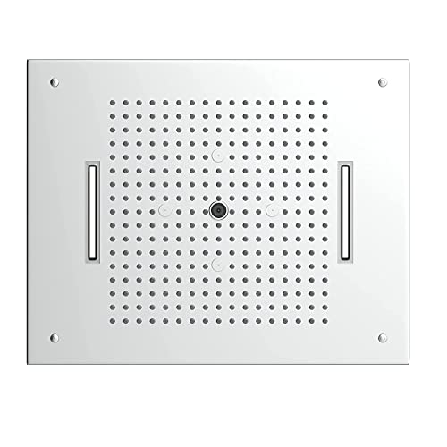 Aquieen 4 inlet rain and mist shower SS304 Ceiling Shower (22" x 24" Rain + Mist + Waterfall + Bubbler)