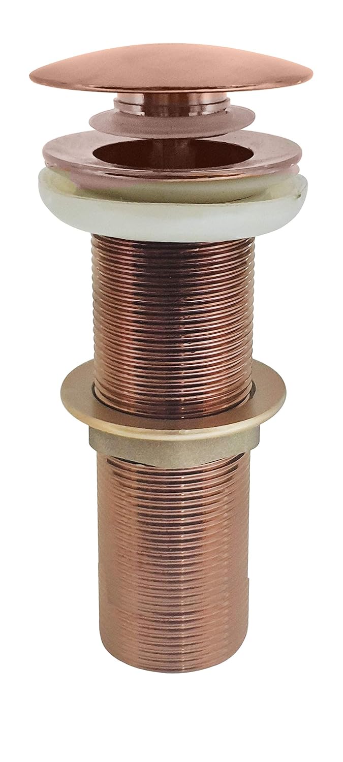 Aquieen Pop Up Full Thread Waste Coupling 32 MM (7", Rose Gold)