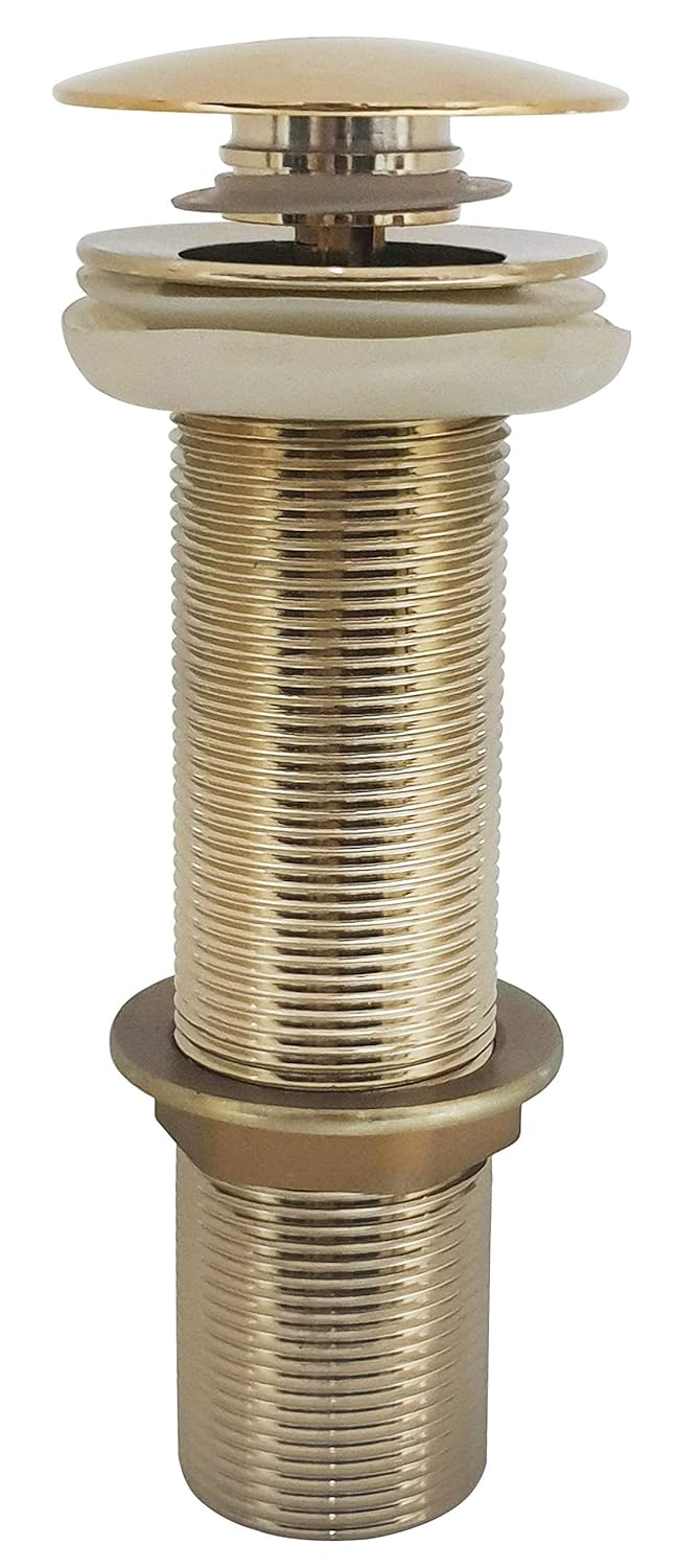 Aquieen Brass Full Threaded Pop Up Waste Coupling 32 MM (7", Gold)