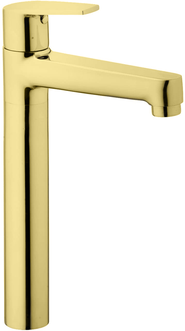 Aquieen Extended Body Tall Pillar Cock Cold Basin Tap Marino (Entice - Gold)