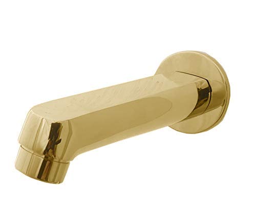 Aquieen Luxury Series Wall Mounted Spout with Wall Flange - Entice Collection (Gold)