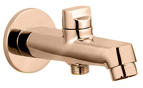 Aquieen Luxury Series Wall Mounted Tipton Spout with Wall Flange - Entice Collection (Rose Gold) (Rose Gold)