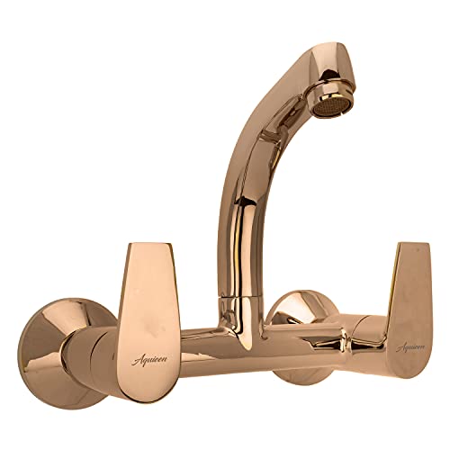 Aquieen Wall Mounted Kitchen Sink Mixer Entice PVD (Rose Gold)