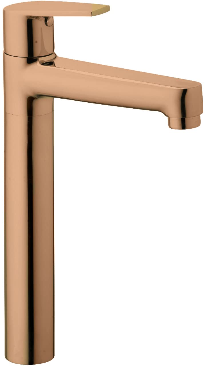 Aquieen Extended Body Tall Pillar Cock Cold Basin Tap Marino (Entice Rose Gold)