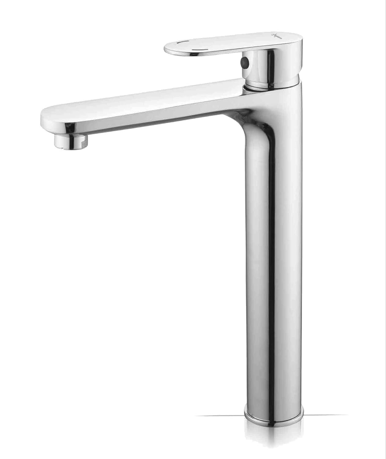 Aquieen Single Lever Basin Mixer Extended Tall Body with 600 mm Connecting Hoses (Cuff, Chrome)