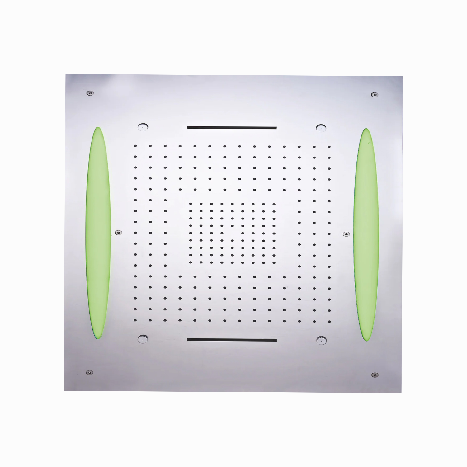 Aquieen 4-Function Concealed Ceiling Shower with Integrated Chromotherapy | 32 x 24 | Waterfull, Rain, Mist, Led Lights